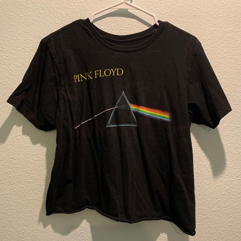 Pink Floyd Graphic Crop Top
